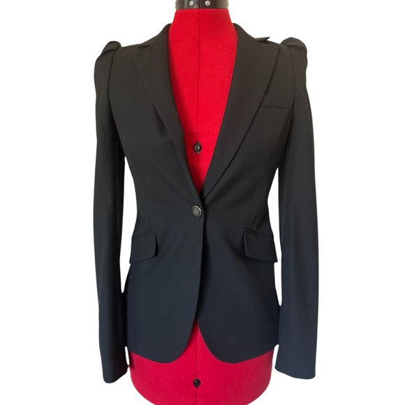 Zara Jackets & Blazers - SOLD Zara Black Blazer Tailored Formal Jacket XS